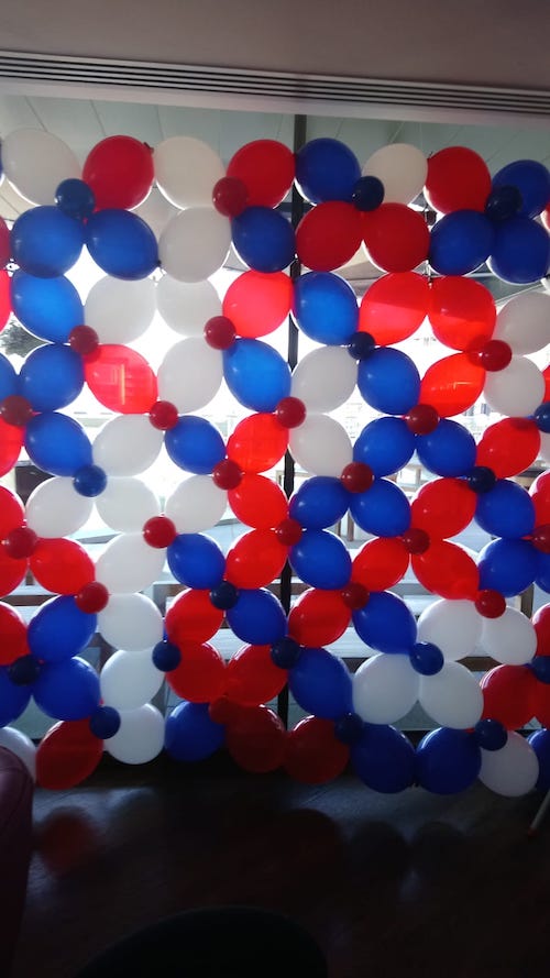 Quicklink balloon wall