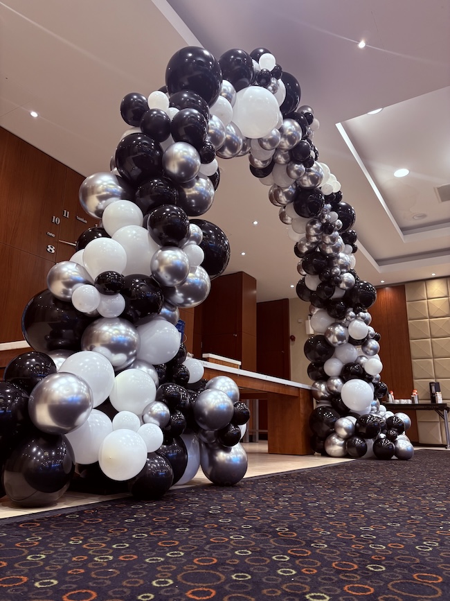 balloon arch delivered